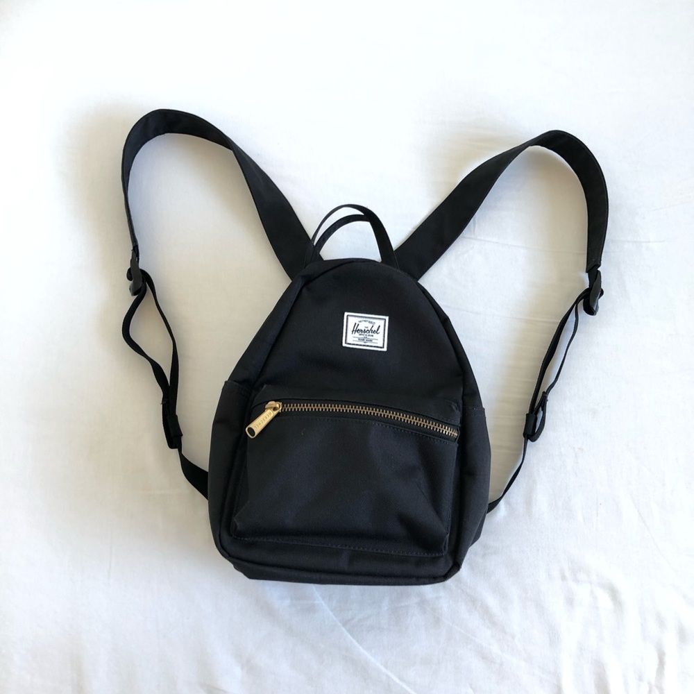 HERSCHEL Black Mini Backpack -